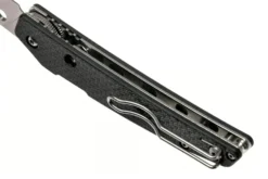 Couteau pliant Spyderco Ikuchi C242CFP manche en fibre de carbone/G10 noir 11cm