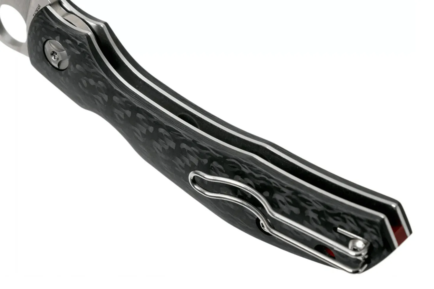 Couteau pliant Spyderco Kapara C241CFP manche en fibre de carbone noir 11,9cm