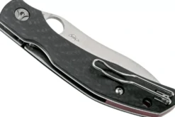 Couteau pliant Spyderco Kapara C241CFP manche en fibre de carbone noir 11,9cm