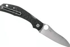 Couteau pliant Spyderco Kapara C241CFP manche en fibre de carbone noir 11,9cm