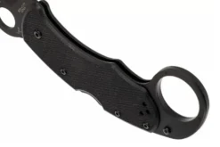 Couteau pliant Spyderco Karahawk C170GBBKP manche en G10 tout noir 11,4cm