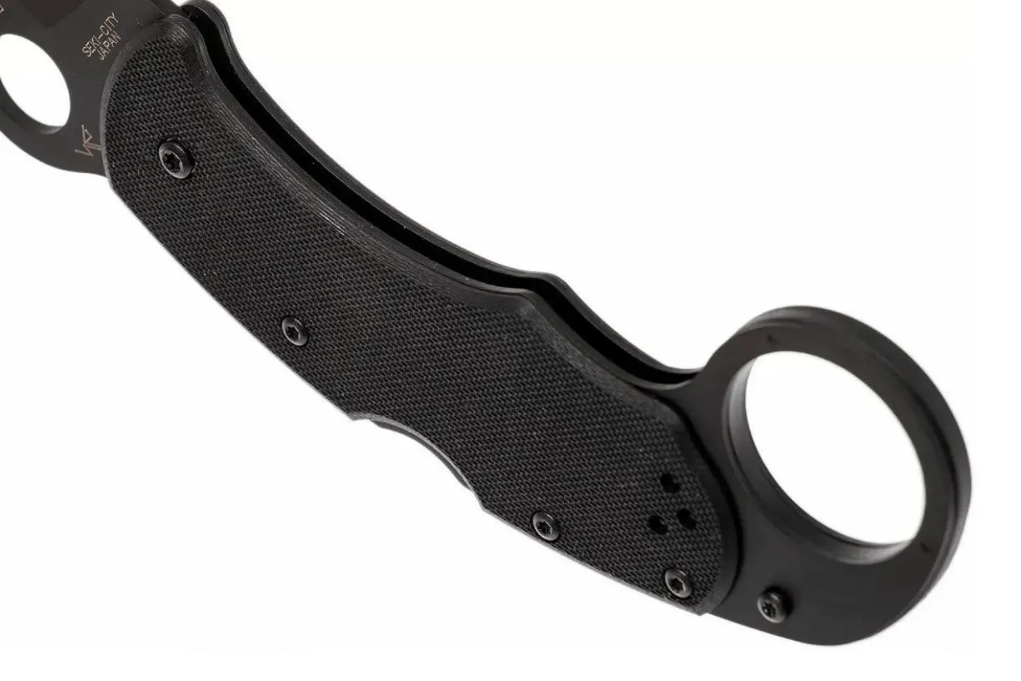Couteau pliant Spyderco Karahawk C170GBBKP manche en G10 tout noir 11,4cm
