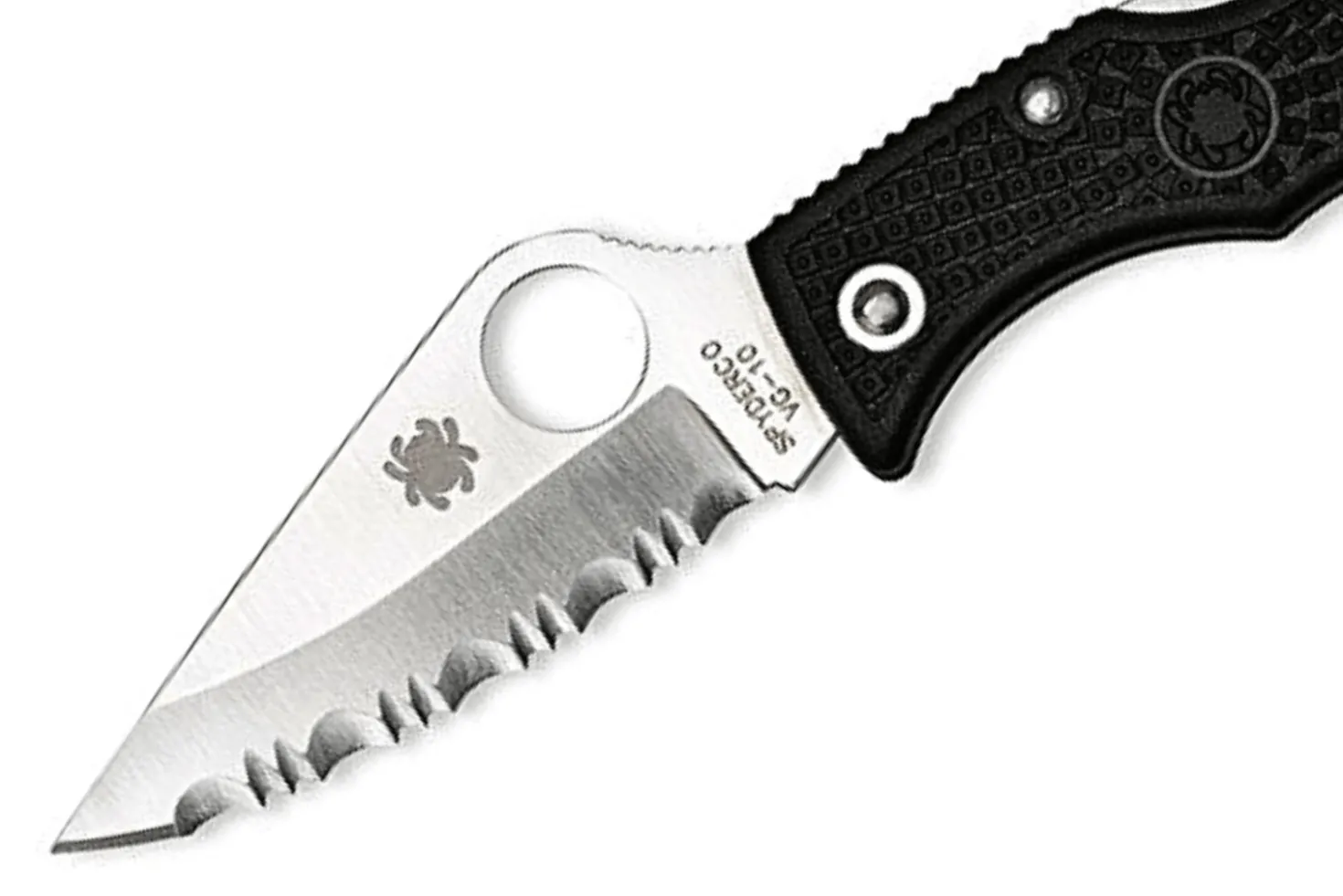 Couteau pliant Spyderco Ladybug 3 LBKS3 manche en nylon/fibre de verre 6,2cm