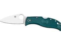 Couteau pliant Spyderco LeafJumper C262PBLK390 manche nylon / fibre de verre bleu 11,3cm