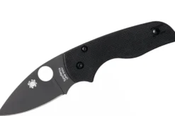 Couteau pliant Spyderco Lil'Native C230GPBBK lame noire et manche en G10 8,9cm