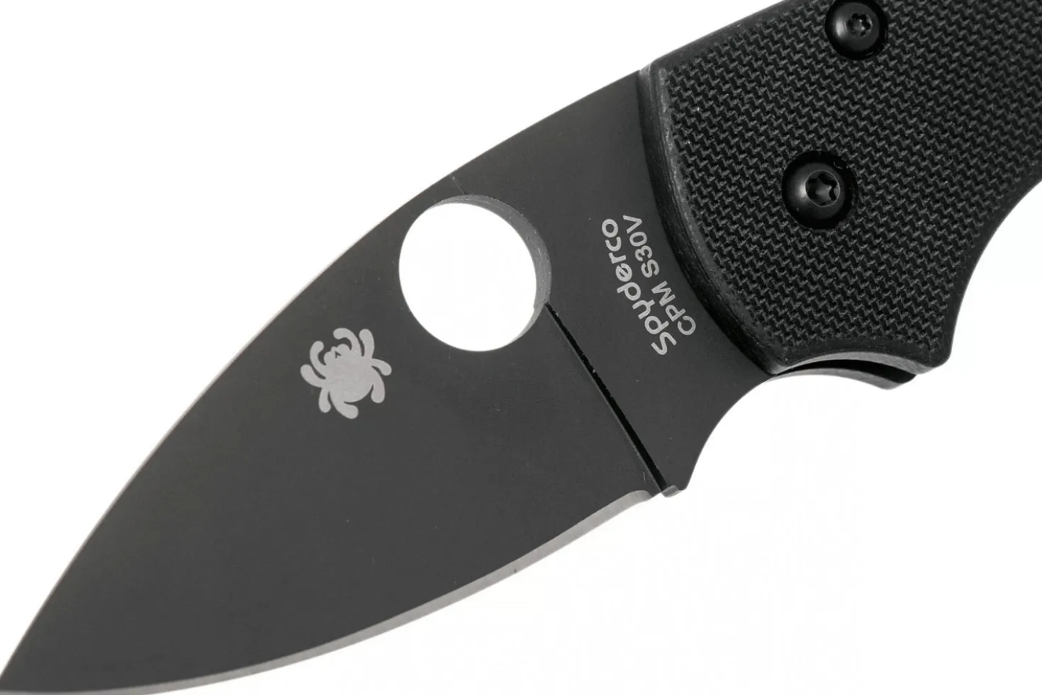 Couteau pliant Spyderco Lil'Native C230GPBBK lame noire et manche en G10 8,9cm