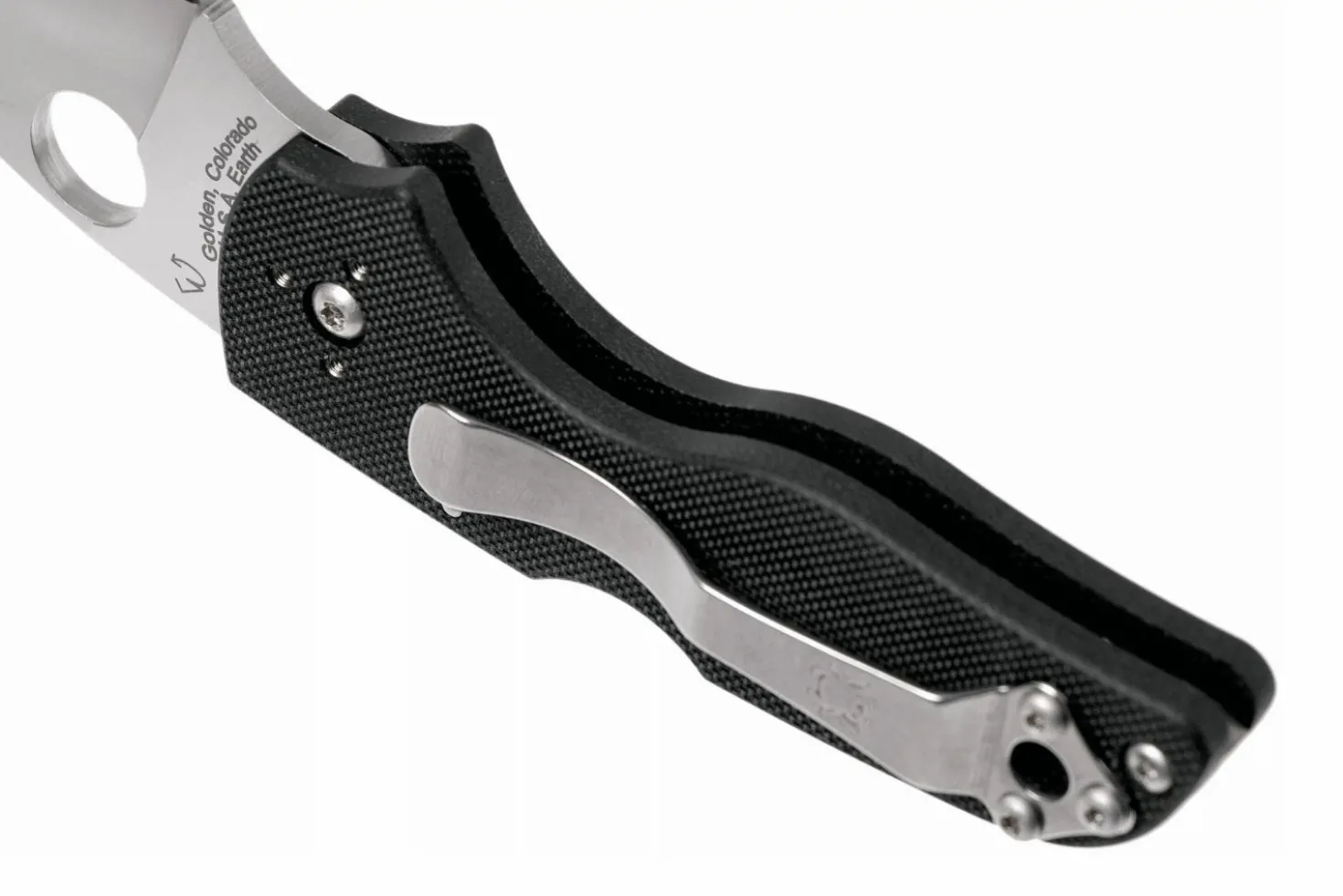 Couteau pliant Spyderco Lil'Native C230MBGP manche en G10 noir 8,9cm