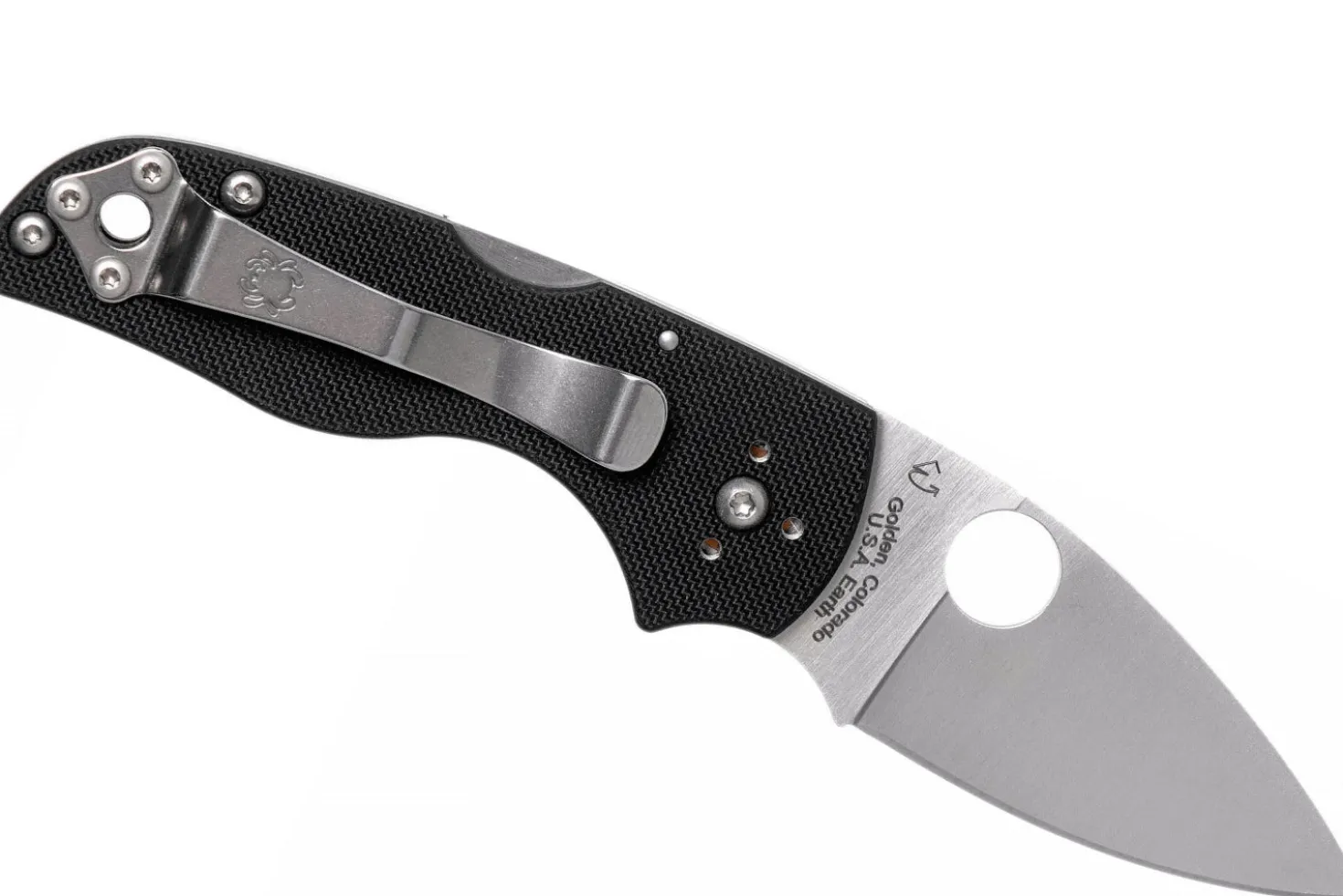 Couteau pliant Spyderco Lil'Native C230MBGP manche en G10 noir 8,9cm
