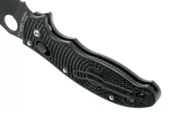 Couteau pliant Spyderco Manix 2 C101PBBK2 manche en nylon/fibre de verre noir 11,8cm