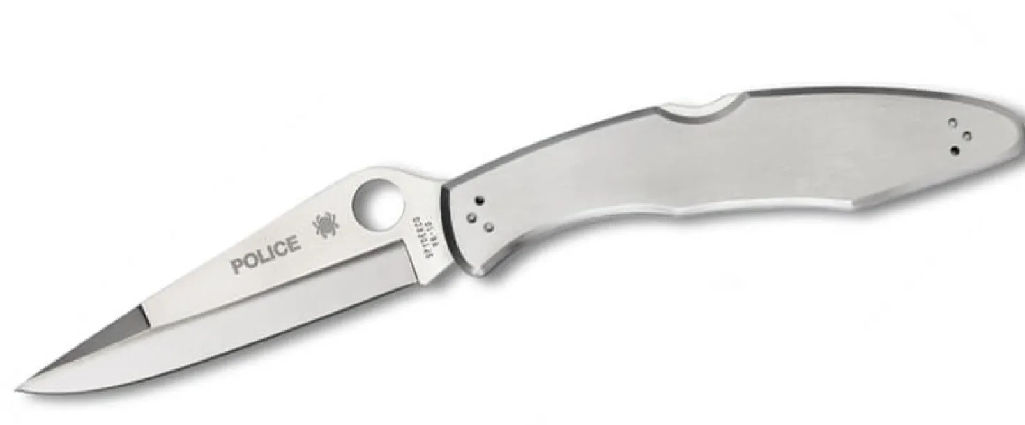 Couteau pliant SPYDERCO POLICE C07P manche 13cm Inox