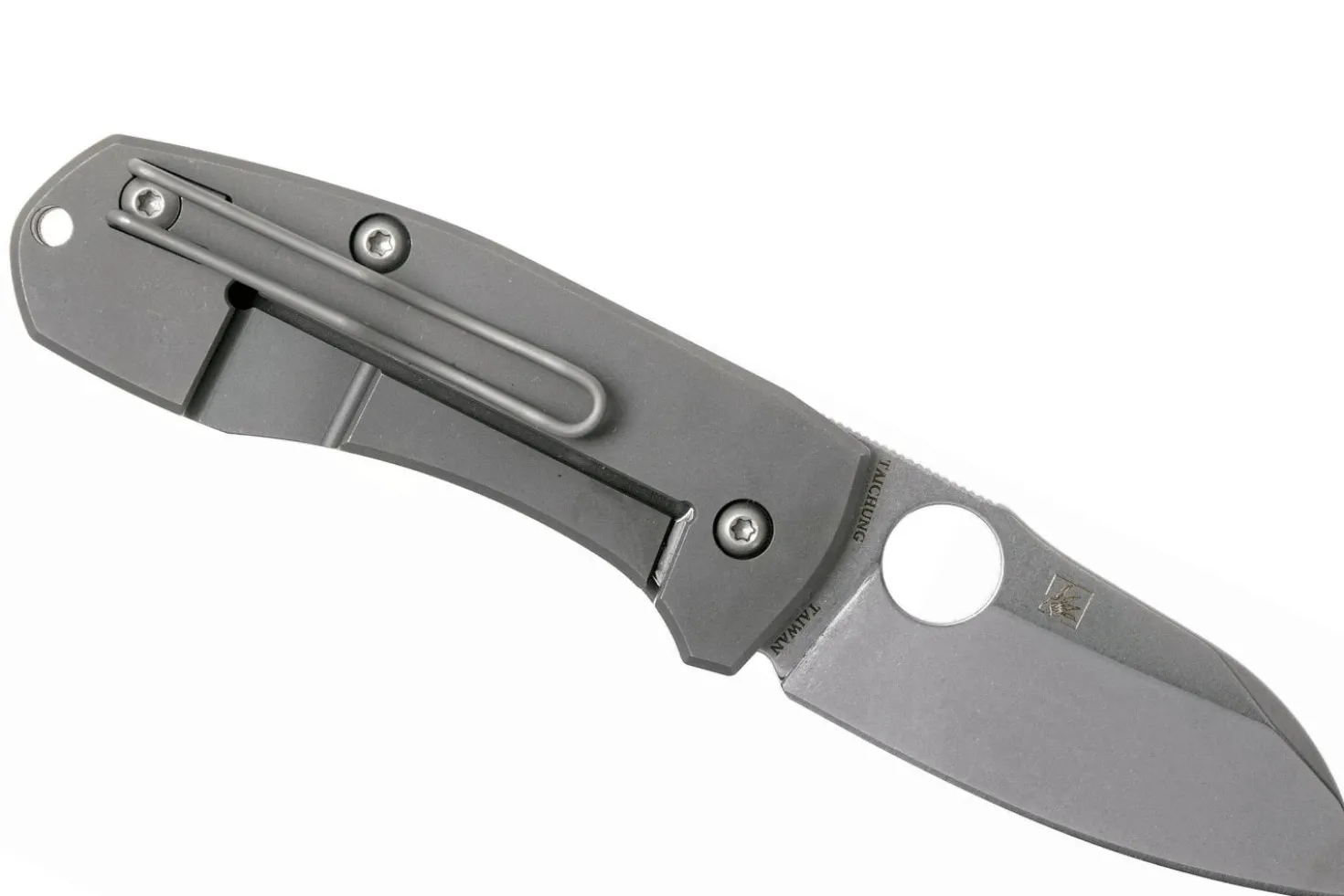 Couteau pliant Spyderco Techno 2 C158TIP2 manche en titane 8,8cm