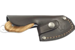 Couteau Puma IP Capo Olive 307107 lame 6,5cm manche olivier + étui en cuir