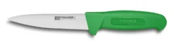 Couteau à saigner professionnel Fischer HACCP 14cm manche vert