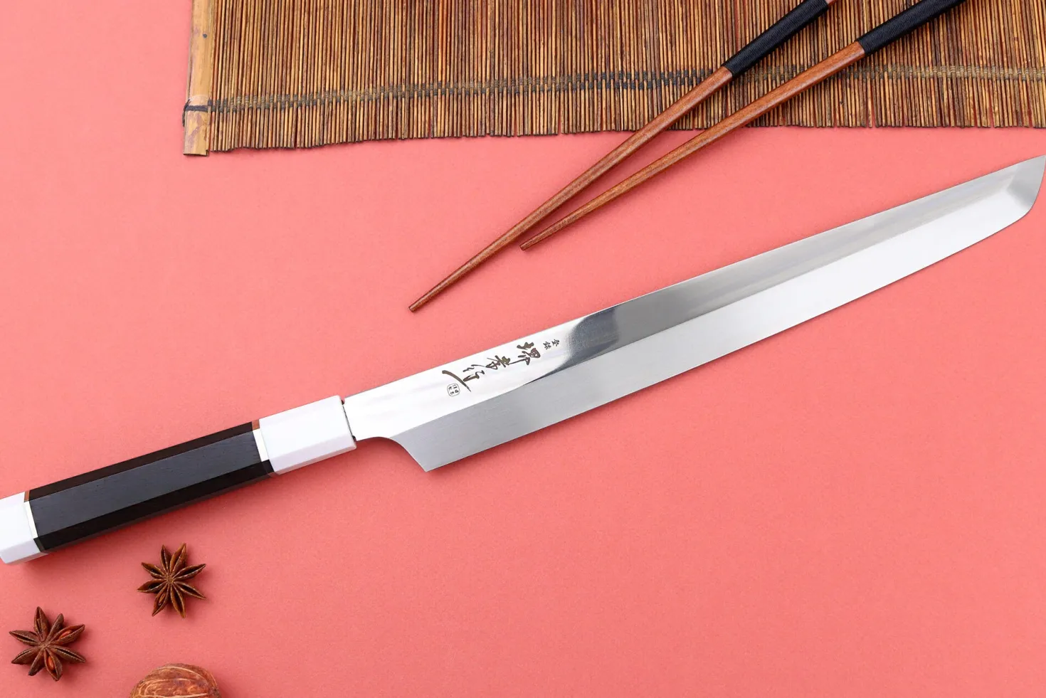 Couteau sakimaru 30cm japonais artisanal Sakai Takayuki Ginryu
