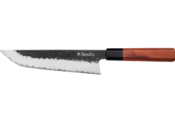 Couteau sakimaru Sayuto Séquoia San Mai martelé 20cm