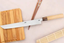 Couteau sakimaru takohiki 27cm japonais artisanal Yoshihiro Hongasumi White 2 steel