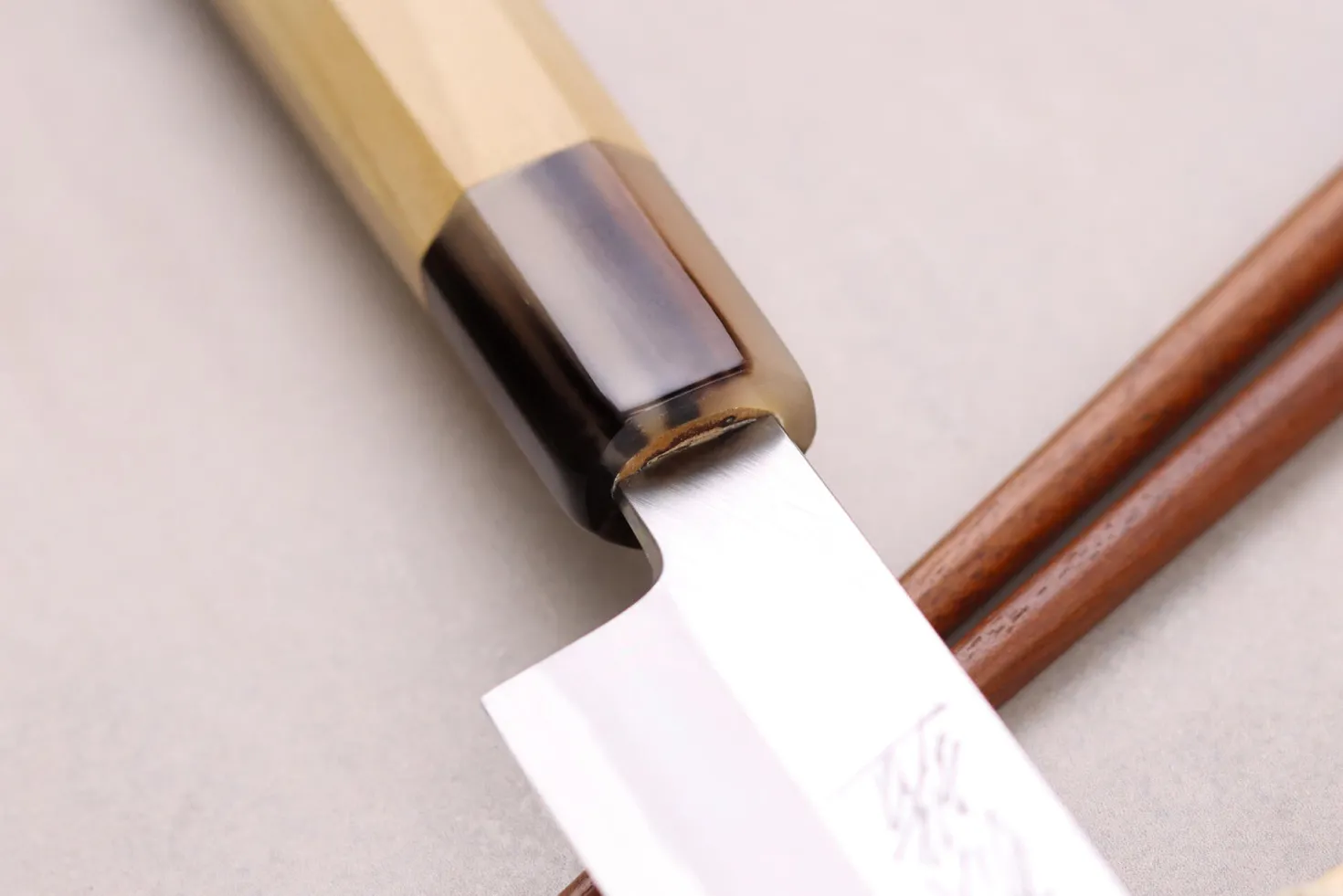 Couteau sakimaru takohiki 27cm japonais artisanal Yoshihiro Hongasumi White 2 steel