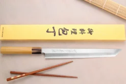 Couteau sakimaru takohiki 27cm japonais artisanal Yoshihiro Hongasumi White 2 steel