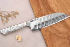 Couteau santoku alvéolé japonais Glestain Home Series 17cm