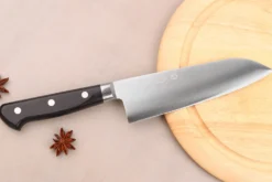 Couteau santoku 16,5cm japonais artisanal Takamura VG10 Poli