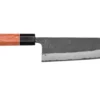 Couteau santoku 18cm japonais artisanal Masashi Yamamoto BS1 Black Nashiji