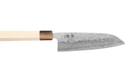 Couteau santoku 16,5cm japonais artisanal Yuzo Haruto Damas
