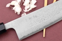 Couteau santoku 16,5cm japonais artisanal Yuzo Damas VG10