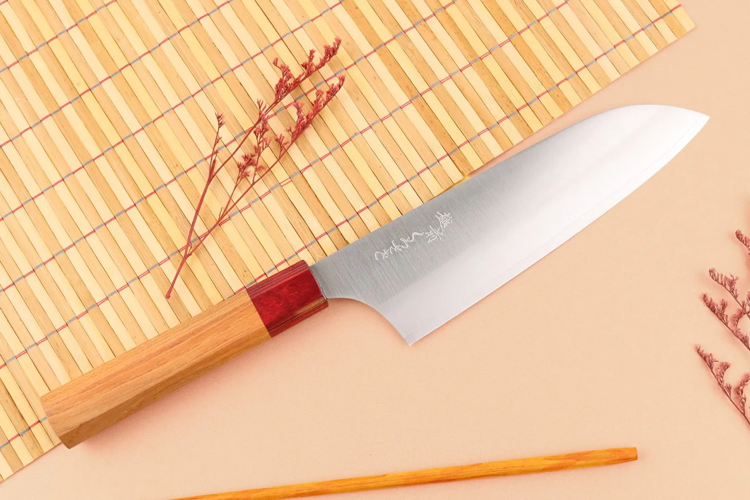 Couteau santoku 17cm japonais artisanal Makoto Kurosaki Ryusei VG7
