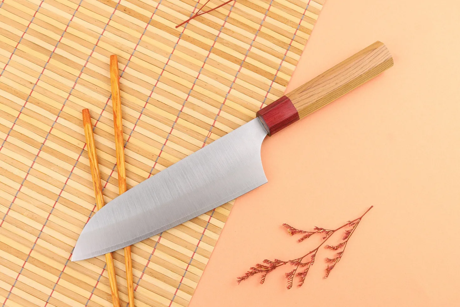 Couteau santoku 17cm japonais artisanal Makoto Kurosaki Ryusei VG7