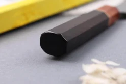 Couteau santoku 16,5cm japonais artisanal Toshihiro Wakui Aogami 2 damas laminé