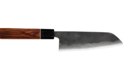 Couteau santoku 16,5cm japonais artisanal Yuzo Black Nashiji