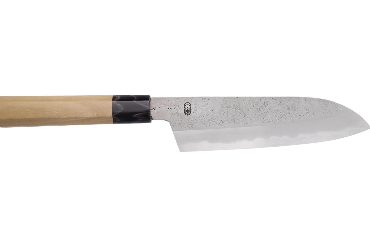 Couteau santoku 18cm japonais artisanal Sakai Kikumori Kikuzuki Rin