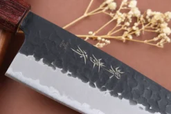 Couteau santoku 16,5cm japonais Sakai Takayuki AS brut de forge