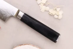 Couteau santoku 18cm japonais Sakai Takayuki Grand Chef Seigaiha Damas 45 couches