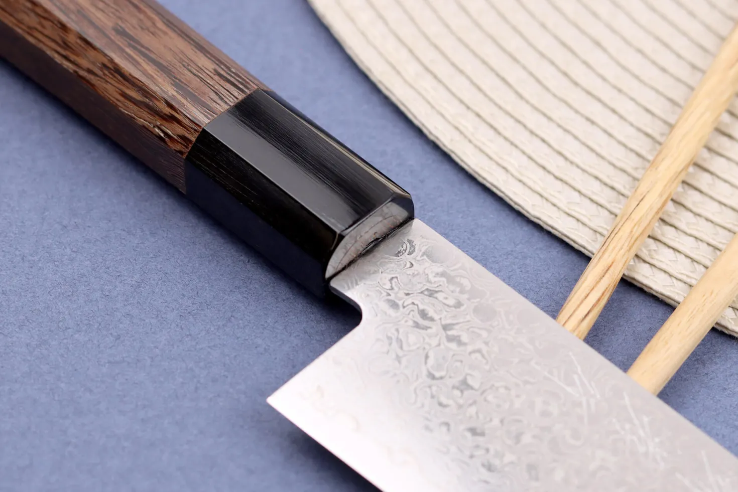 Couteau santoku 18cm japonais Sakai Takayuki Ginga damas