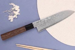 Couteau santoku 18cm japonais Sakai Takayuki Ginga damas
