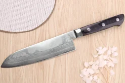 Couteau santoku 18cm japonais Satake Cutlery damas 69 couches