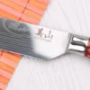 Couteau santoku 12cm Kutoyama Red Flame