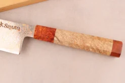 Couteau santoku 18cm Sayuto Érable Damas 12Cr
