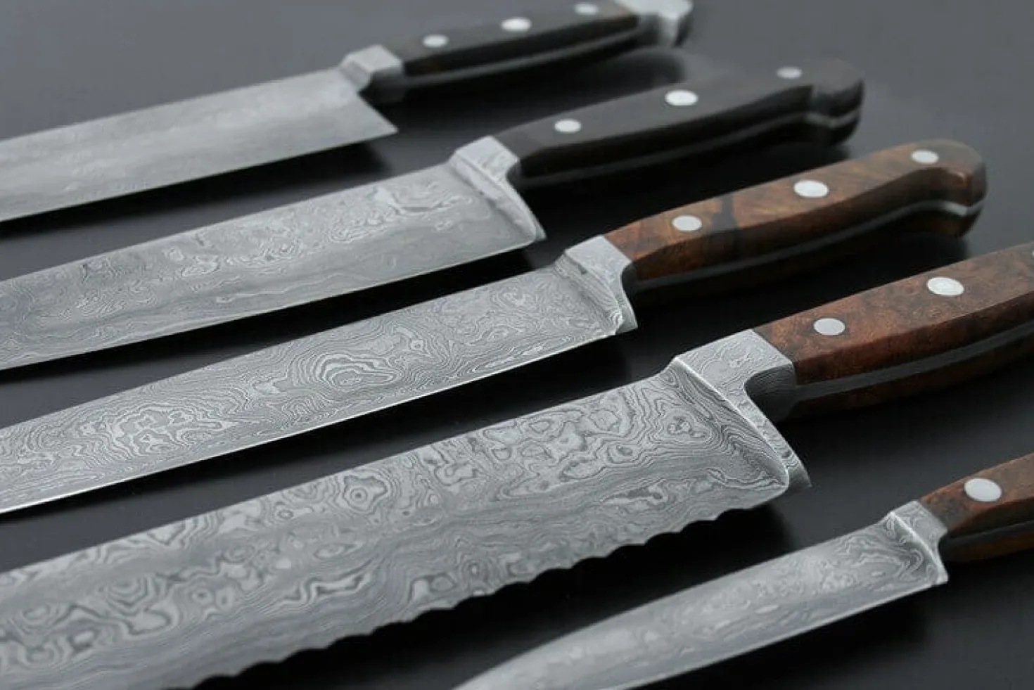 Couteau Santoku Damas Gude 18cm