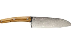 Couteau santoku Deejo lame damas 17cm Édition limitée 2025 avec support magnétique