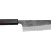 Couteau santoku japonais artisanal Yu Kurosaki Fujin Black 17cm
