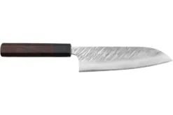 Couteau santoku japonais artisanal Yu Kurosaki Fujin 16,5cm SG2