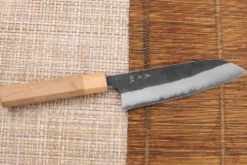 Couteau santoku japonais artisanal Yoshimi Kato AS Brut 16,5cm