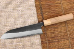Couteau santoku japonais artisanal Yoshimi Kato AS Brut 16,5cm