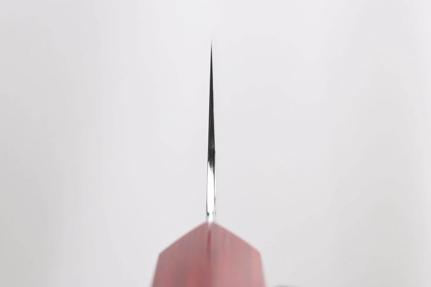 Couteau santoku japonais artisanal Kei Kobayashi SG2 Damas Heptagone 17cm