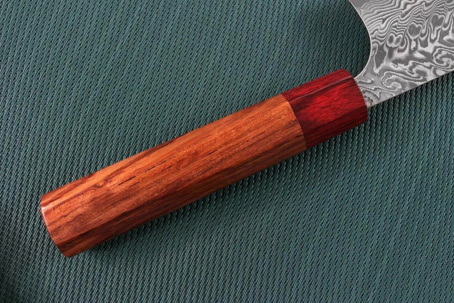 Couteau santoku japonais artisanal Yoshimi Kato 16.5cm SG2 Damascus