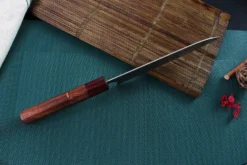 Couteau santoku japonais artisanal Yoshimi Kato 16.5cm SG2 Damascus
