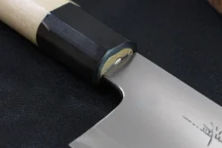 Couteau santoku japonais artisanal Kagekiyo Utage White Steel 2 18cm