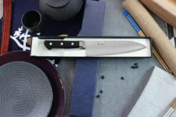 Couteau santoku japonais artisanal Kagekiyo Hammered 18cm